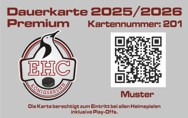 Premium EHC season ticket 2025/2026